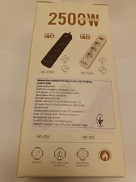 Сетевой фильтр-удлинитель Aura Energy на 3 розетки, 3 USB-A + USB-C (PD) 2 м Black (AUEMFP33PD2MB) фото от покупателей 8
