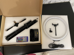 Кільцева LED-лампа Puluz PKT3050EU 12" + штатив 1.1 м