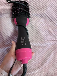 Фен-щітка для укладки волосся One Step Hair Dryer, гребінець фен випрямляч волосся | фен щітка для волосся (1008331-Black) фото від покупців 8