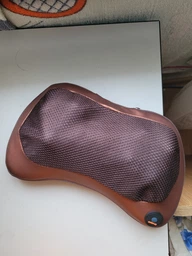 Масажна інфрачервона подушка Massage Pillow 8028, (31х10х19 см) / Роликовий масажер для шиї та спини фото от покупателей 19