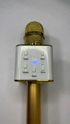 Караоке микрофон Беспроводной портативный Bluetooth микрофон-караоке Q7-WS c чехлом фото от покупателей 2