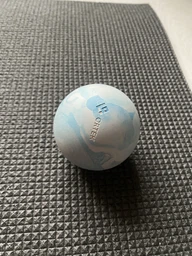 Масажний м'яч для МФР та лікування, Важкий Фасціальний м'яч для фітнесу та йоги блакитний