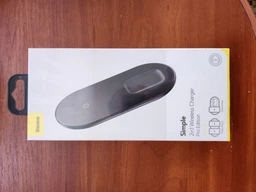 Бездротовий зарядний пристрій Baseus Simple Pro Edition 2-in-1 15W Transparent (WXJK-CA02) фото від покупців 2