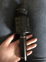 Радиомикрофон + караоке Золотой ws 858 (FG22)
