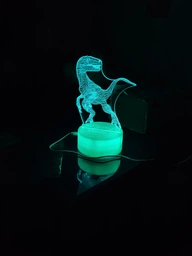 Нічник дитячий настільний Динозавр LED світильник декоративний (light7rc) фото від покупців 2