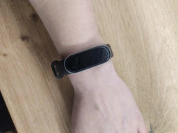 Силіконовий ремінець Nike style для фітнес-браслета Xiaomi Mi Band 3/4 Чорний з блакитним + металева кнопка (MRKQ0102) фото від покупців 2