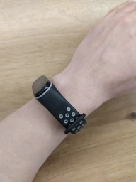 Силіконовий ремінець Nike style для фітнес-браслета Xiaomi Mi Band 3/4 Чорний з блакитним + металева кнопка (MRKQ0102) фото від покупців 1