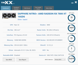 Видеокарта Sapphire Radeon RX 7800 XT 16GB NITRO+ (11330-01) фото от покупателей 13