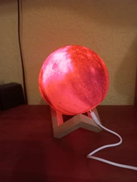 Нічник настільний LED RGB 3D Galaxy 12 см з пультом та акумулятором фото від покупців 5