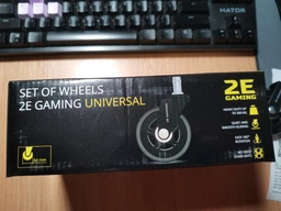 Комплект колёс 2E Gaming Universal Black 5 шт (2E-GWH-003-BK) фото от покупателей 12