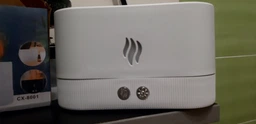 Зволожувач повітря з імітацією полум'я та диму Humidifier 3D-Flame 0.25л ароматизатор, живлення USB Type-C, підсвічування Білий фото від покупців 1