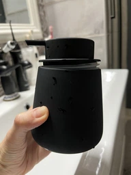 Дозатор для рідкого мила MBM MY HOME Jersey 400 мл Чорний (BA-17 BLACK) фото від покупців 1