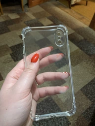 Прозорий ударостійкий силіконовий чохол для iPhone X / Xs фото от покупателей 4