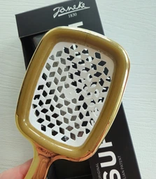 Щітка для волосся Janeke Superbrush LUX срібло з білим