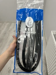 Силиконовый шланг для кальяна Amy DeLuxe 180см, алюминиевый мундштук 30см, черный