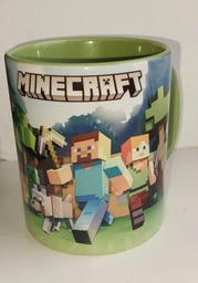 Чашка салатовая внутри 330мл с принтом Minecraft фото от покупателей 3