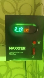 Стабілізатор напруги Maxxter MX-AVR-S500-01 500 ВА фото от покупателей 4