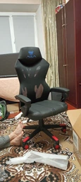 Крісло для геймерів Aula F010 Gaming Chair Black/Red (6948391286228) фото від покупців 5
