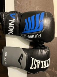 Боксерские перчатки Everlast ELITE TRAINING GLOVES Черный, Серый Уни 16 унций (870270-70-816) фото от покупателей 1