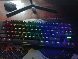 Клавіатура механічна дротова GamePro MK100R Red Switch TKL LED USB Black
