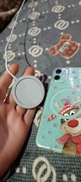 Магнітний чохол на iPhone 11 із підтримкою MagSafe :: Українка з колосками (патріотичний принт 172) фото від покупців 1