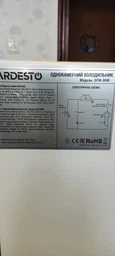 Однодверный холодильник с морозильной камерой Ardesto DFM-90W фото от покупателей 17
