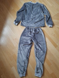 Пижама мужская зимняя однотон 52 Серая 99052622-3 фото от покупателей 5
