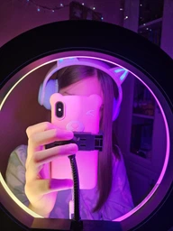 Бездротові навушники з котячими вушками Cat Ear Fingertime із додатковим мікрофон та підсвіткою рожево-голубі фото від покупців 3