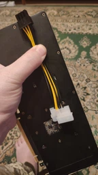 Кабель-перехідник 8 pin - 2*Molex 4 pin 15см ATCOM для живлення відеокарти (8604) фото від покупців 2