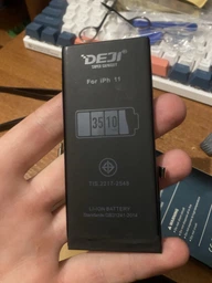 Усиленный аккумулятор DEJI (3510 mAh) для Apple iPhone 11 + набор инструментов High Copy фото от покупателей 1