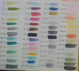 Набір маркерів для скетчингу Finecolour Brush mini 72 кольори EF103-TB72 фото від покупців 1