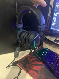 Навушники Fifine H6 RGB 7.1 Pink (H6P) фото від покупців 6