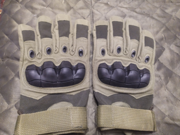 Тактические перчатки Combat Touch Touchscreen военные Койот L фото от покупателей 8
