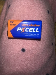 Батарейка сольова PkCell 9V/6LR61-1B, крона 1 шт (PC/6F22-1B)