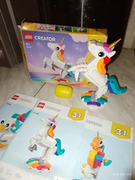 Конструктор LEGO Creator Магический единорог 145 деталей (31140) фото от покупателей 8