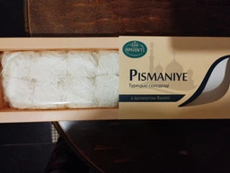Цукерки східні солодощі Пішманіє (Pismaniye) асорті фісташки/ваніль/какао подарункова упаковка з ручками 250 г (0,25 кг) тм Amanti 4824015250219