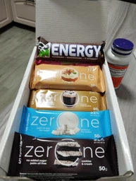 Блок Батончиков Sporter Zero One MIX, 50 грамм Микс вкусов(БЕЗ САХАРА) - 25 шт(79017770) фото от покупателей 4