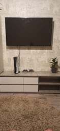 Тумба під телевізор з дверцятами TV Moreli Т-205 від Moreli Венге темний/Білий  фото від покупців 4