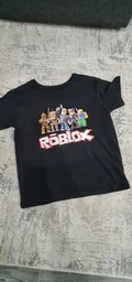 Подростковая футболка для мальчика Спиногрыз Roblox все герои №09-0087 140 см Черная (ROZ6400148351)