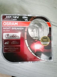 Автолампы Osram Night Breaker Silver H7 55W (64210NBS-HCB) фото от покупателей 3