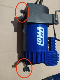 Автокомпресор Vitol К-55 150 psi 23 A 50 л шланг 5 м з дефлятором клеми (K-55) фото від покупців 7