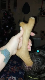 Игрушка для собак WAUDOG Fun Wooden Рог, L, 24 см фото от покупателей 3