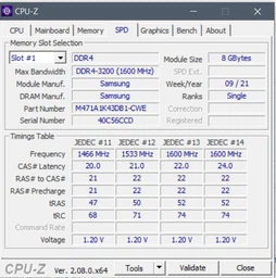 Оперативна пам'ять Samsung SODIMM DDR4 8Gb 3200MHz PC4-25600 (M471A1K43DB1-CWE) фото от покупателей 7