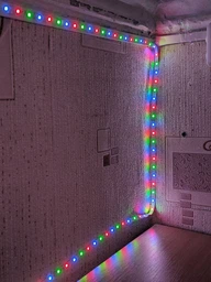 RGB світлодіодна стрічка вологозахищена комплект (набір) з пультом дистанційного управління RGB LED strip 2835 SMD 4,2 м(LED strip 2033) фото від покупців 10