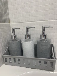 Дозатор для жидкого мыла Trento Piramide grey