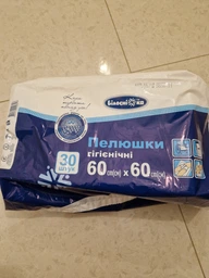 Пелюшки поглинаючі гігіенічні 40см х 60см №480 "Білосніжка" 480 шт. в коробці фото від покупців 3