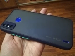 Чохол Fiji Matt для Tecno Spark 6 Go (KE5) бампер матовий Blue
