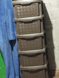 Пластиковый комод для дома на 5 ярусов, 106*40*34см R-Plastic Коричневый (0-11-0192) фото от покупателей 1
