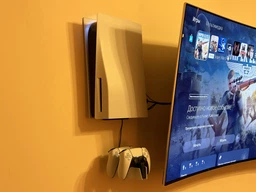 Крепление на стену ViMount PlayStation 5 PS5 (FAT / PRO) черный фото от покупателей 18