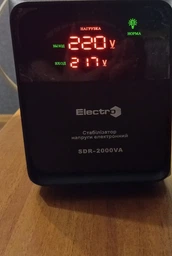 Стабилизатор напряжения ElectrO SDR-2000 2 кВА (SDR20EL) фото от покупателей 13